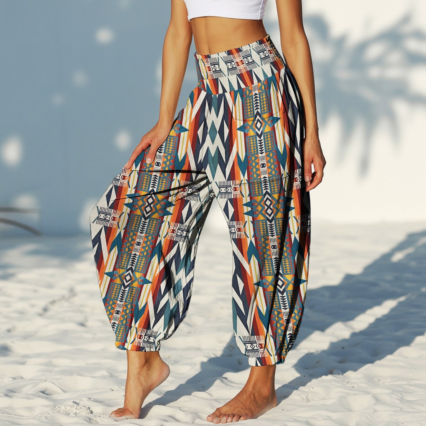 Boho Harem Pants - Yoga Boho Clothes with Pockets 12