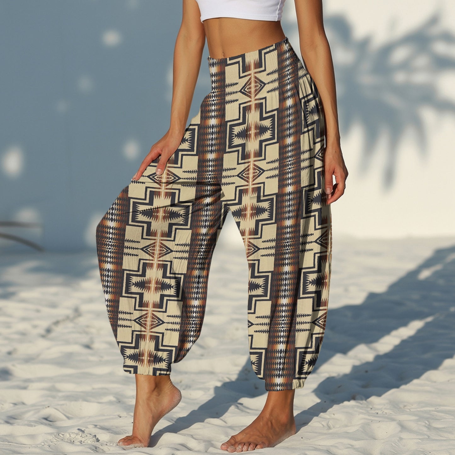 Boho Harem Pants - Yoga Boho Clothes with Pockets 11