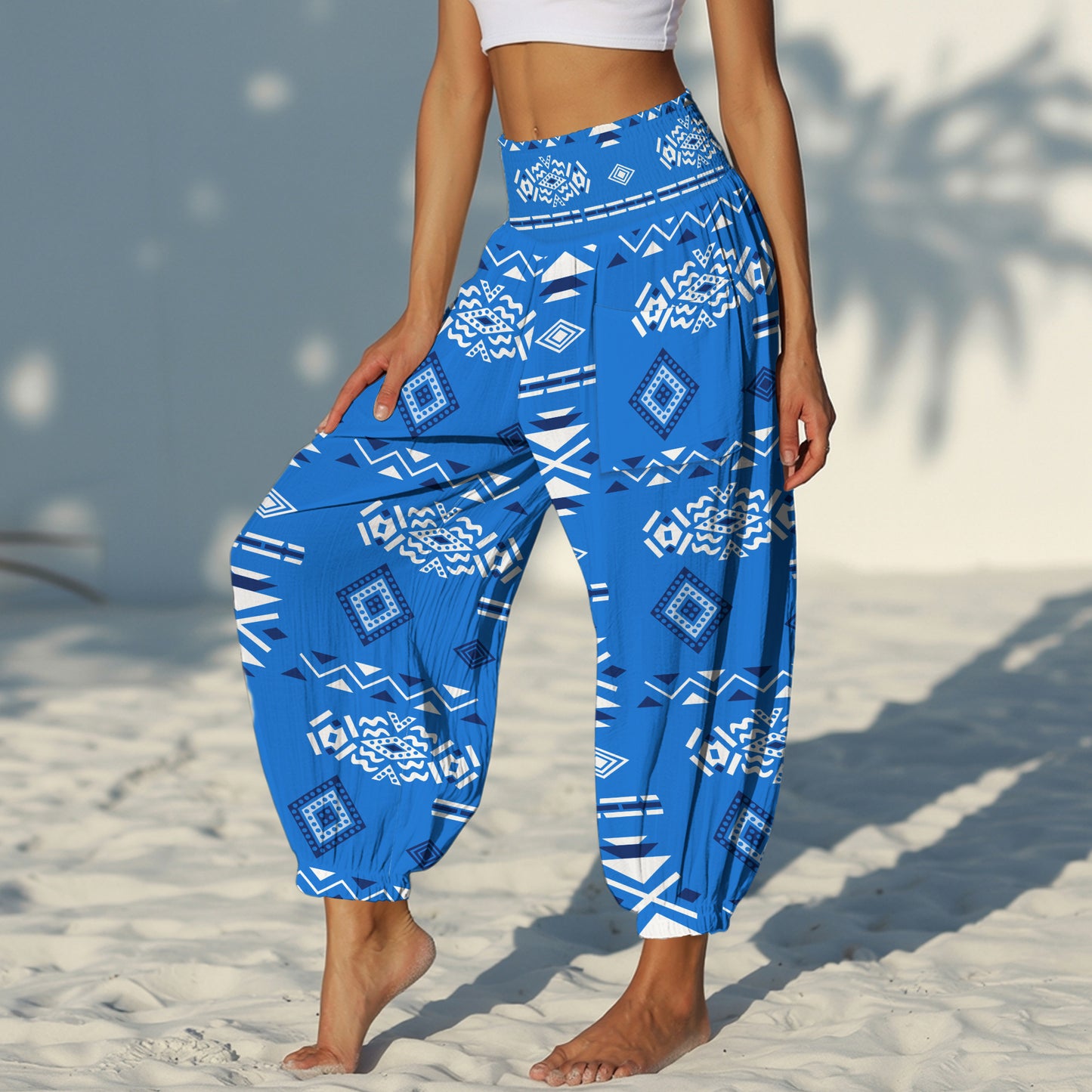 Boho Harem Pants - Yoga Boho Clothes with Pockets 03