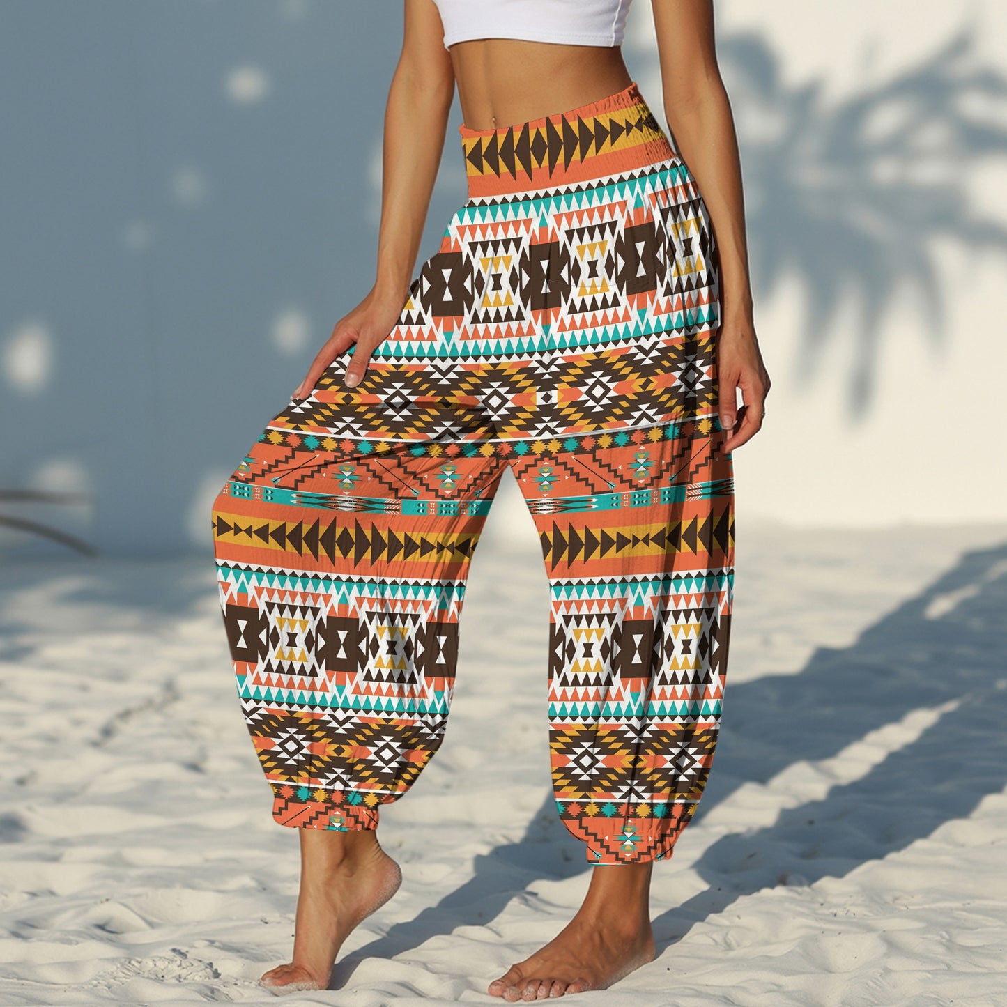 Boho Harem Pants - Yoga Boho Clothes with Pockets 14