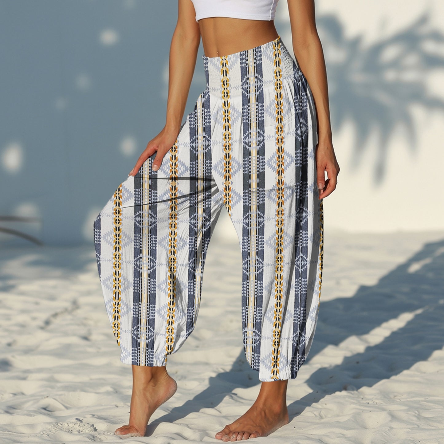 Boho Harem Pants - Yoga Boho Clothes with Pockets