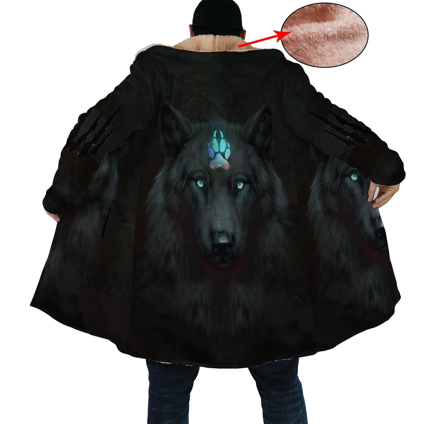 Black Wolf Beauty Cloak WCS