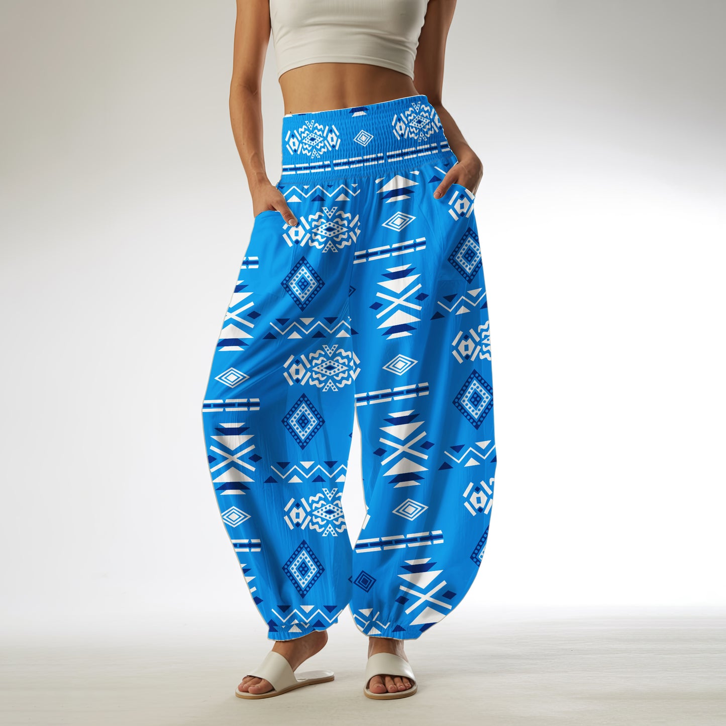 Boho Harem Pants - Yoga Boho Clothes with Pockets 03