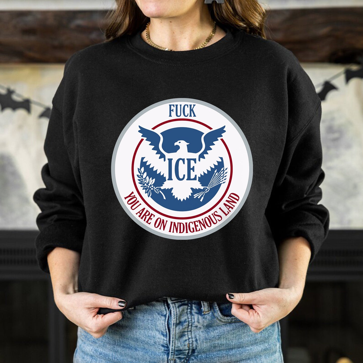 YOU ARE ON INDIGENOUS LAND - One Sides Unisex T-Shirt/T-Shirt V-Neck/Hoodie/Sweatshirt