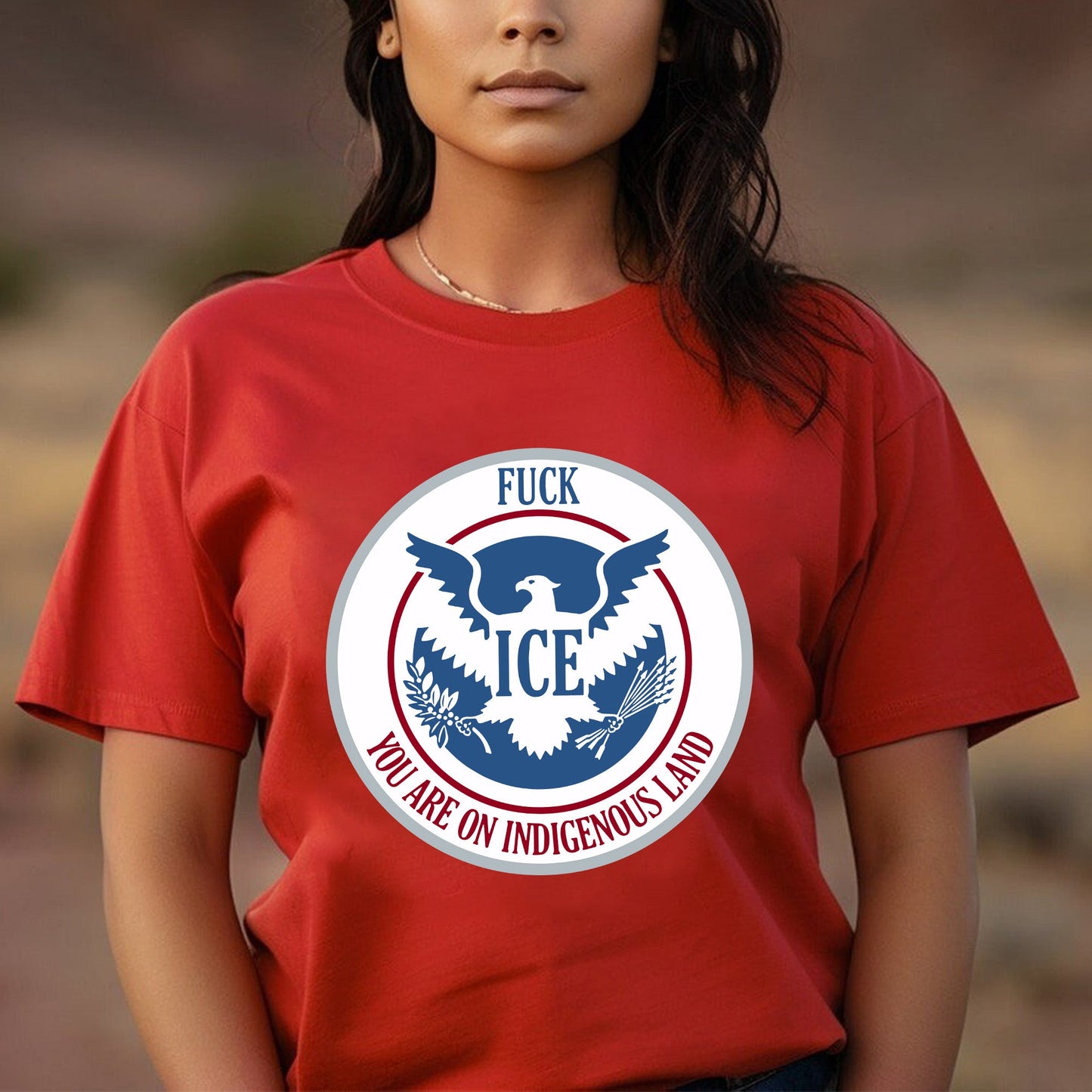 YOU ARE ON INDIGENOUS LAND - One Sides Unisex T-Shirt/T-Shirt V-Neck/Hoodie/Sweatshirt
