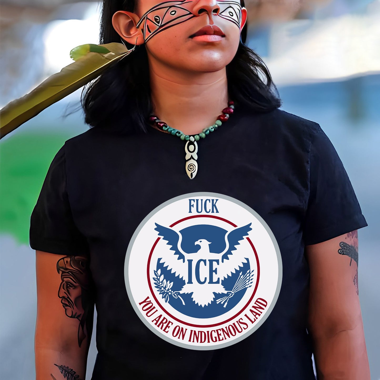 YOU ARE ON INDIGENOUS LAND - One Sides Unisex T-Shirt/T-Shirt V-Neck/Hoodie/Sweatshirt