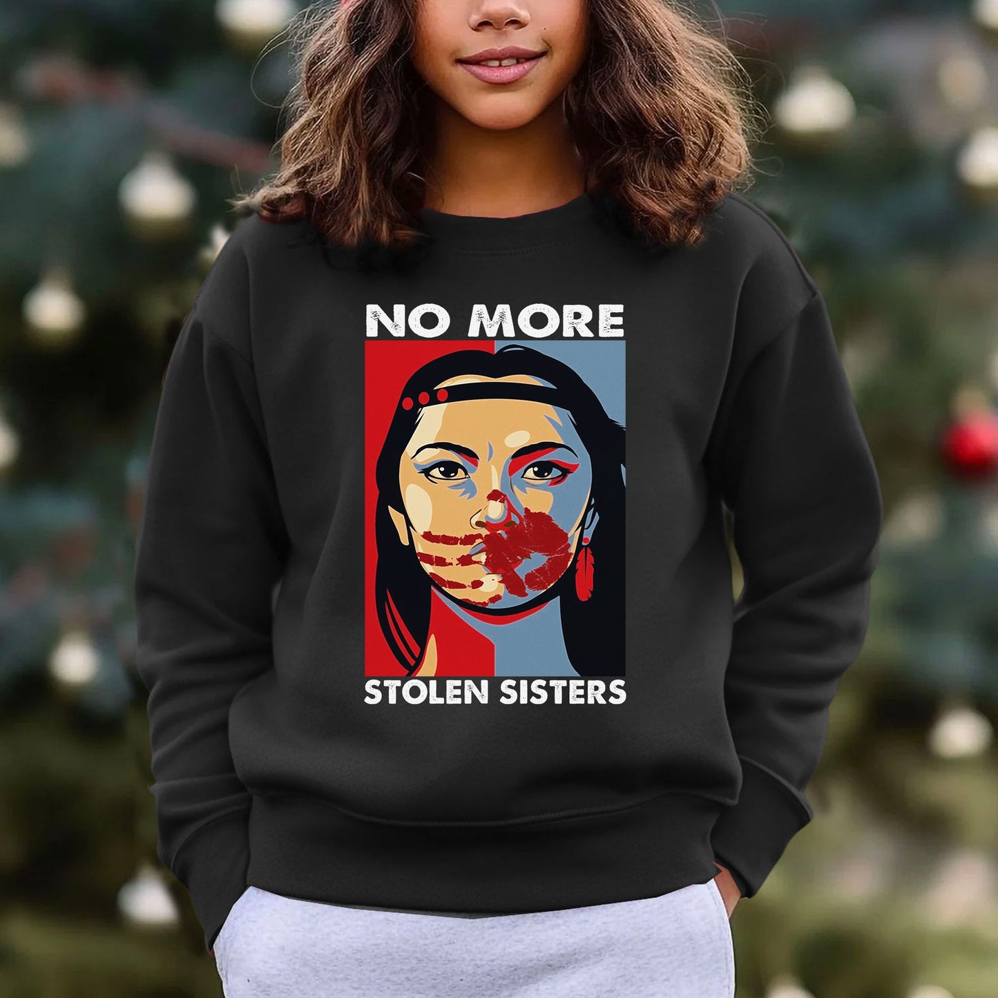 MMIW No More Stolen Sisters Red Hand Unisex T-Shirt