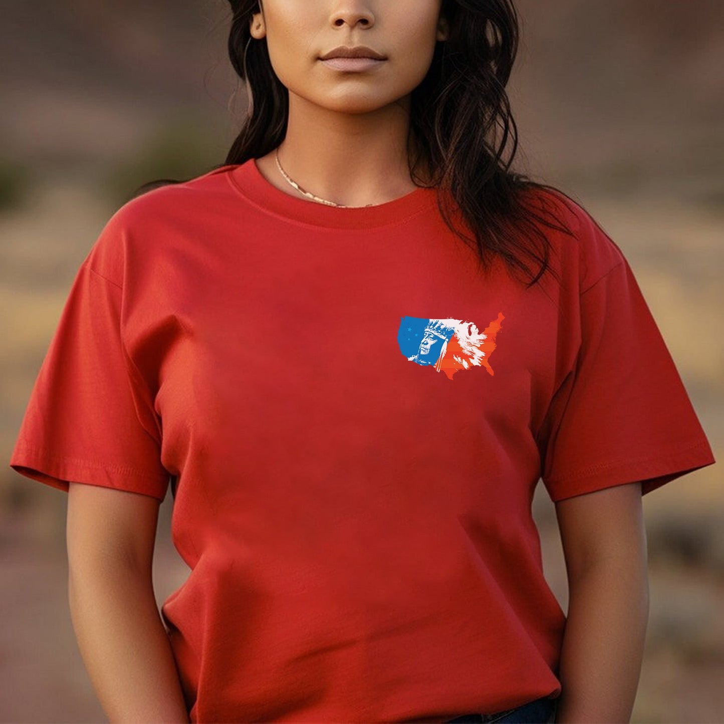NO ONE IS ILLEGAL ON STOLEN LAND. WE WALK ON NATIVE LAND 22 - Two sides - Unisex T-Shirt/T-Shirt V-Neck/Hoodie/Sweatshirt