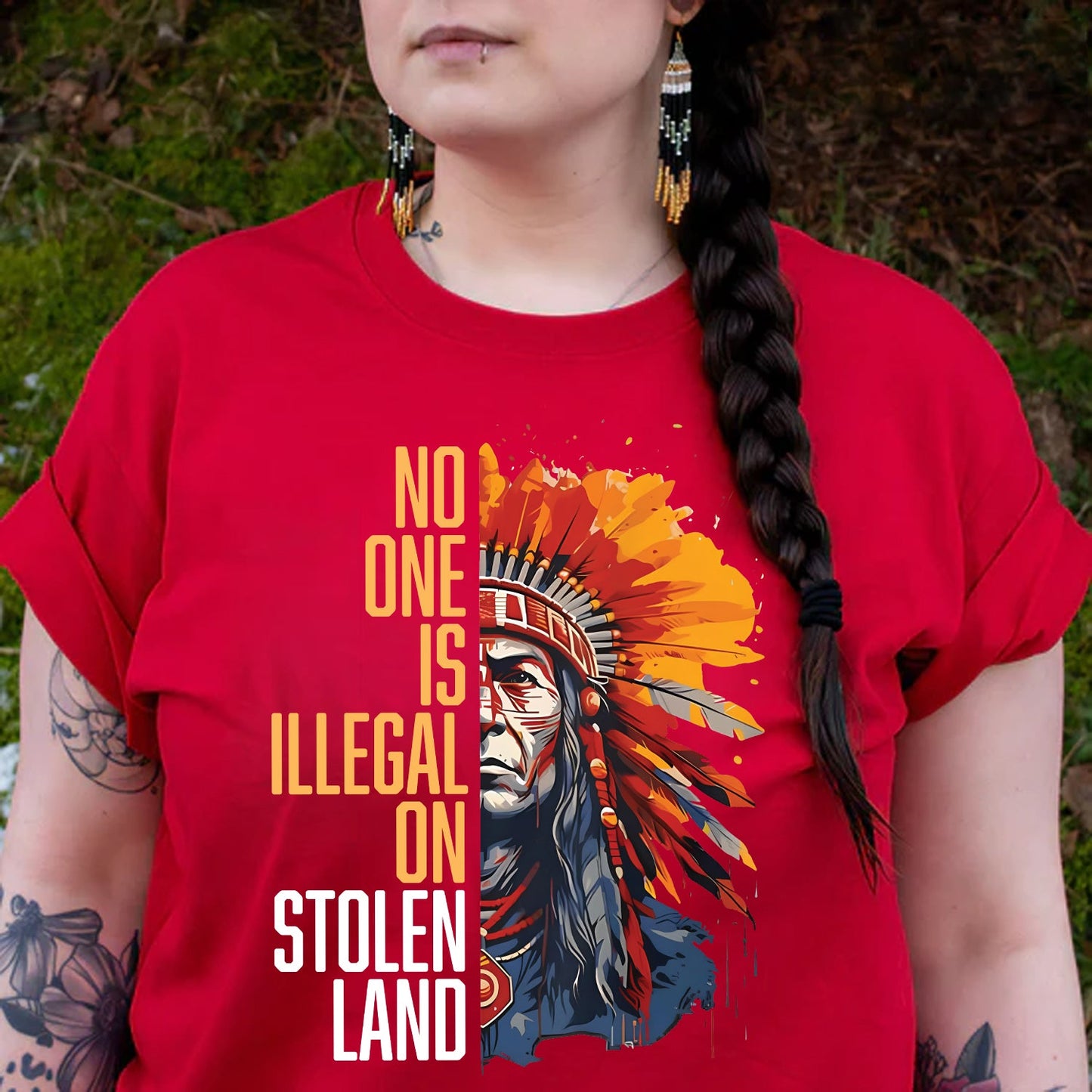 NO ONE IS ILLEGAL ON STOLEN LAND
