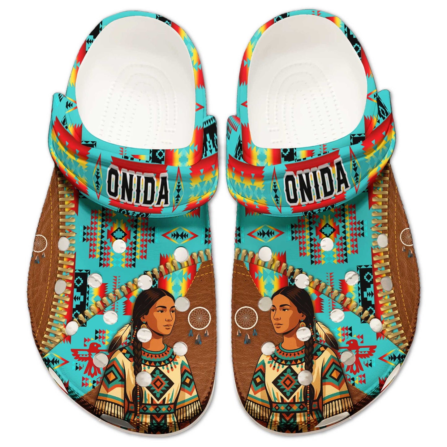 Custom Name Native American Clogs for Women – A Meaningful Gift for Your Loved Ones