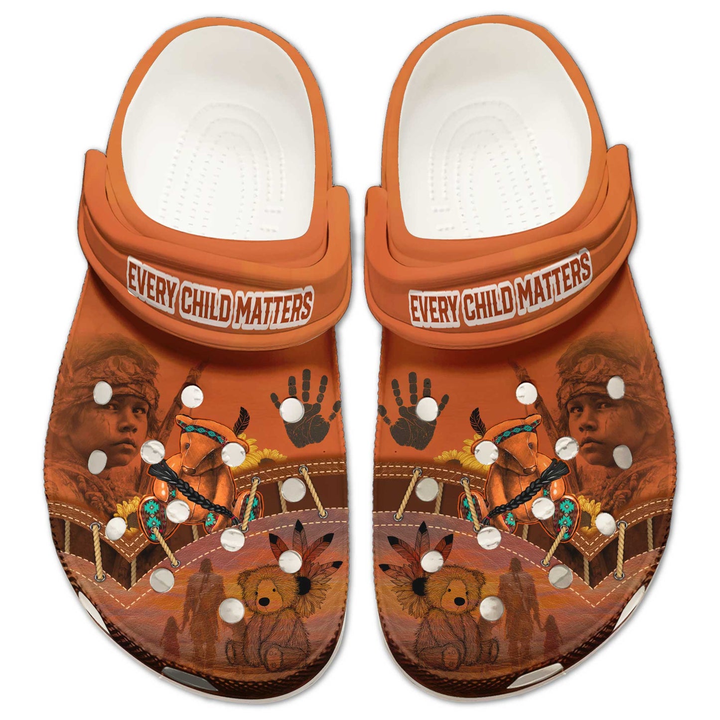 Every Child Matters For Orange Shirt Day 3D Clogs