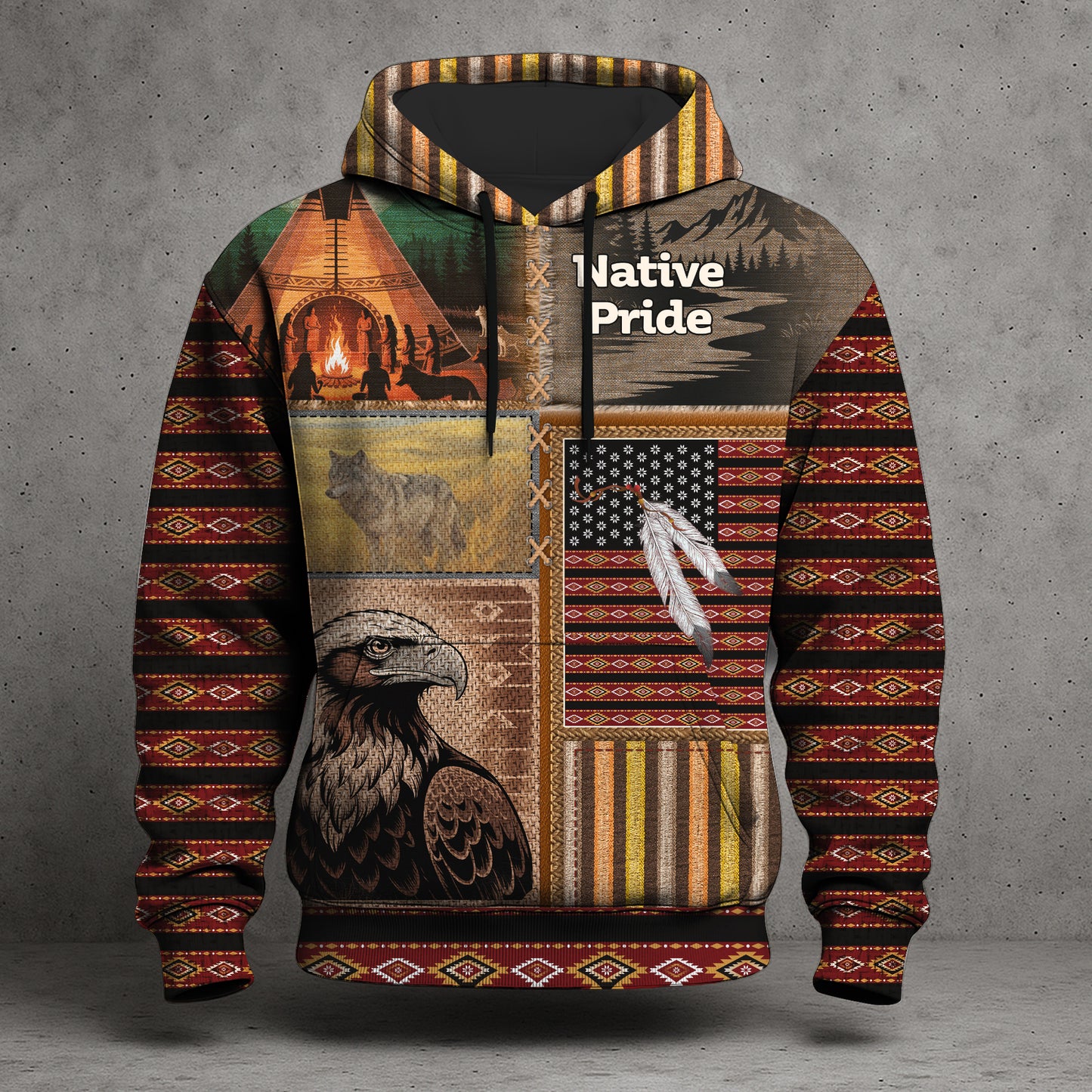 Native Pride Hoodie – Where Tradition Meets Modern Style