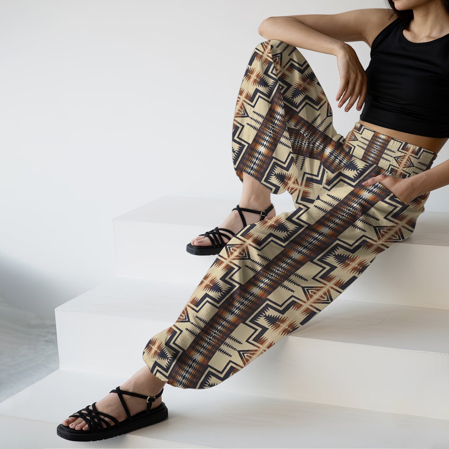Boho Harem Pants - Yoga Boho Clothes with Pockets 11