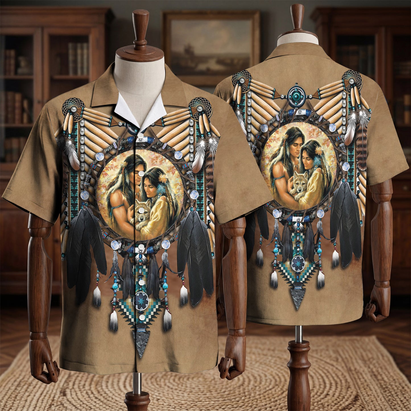 Native American Hawaiian Shirt WCS