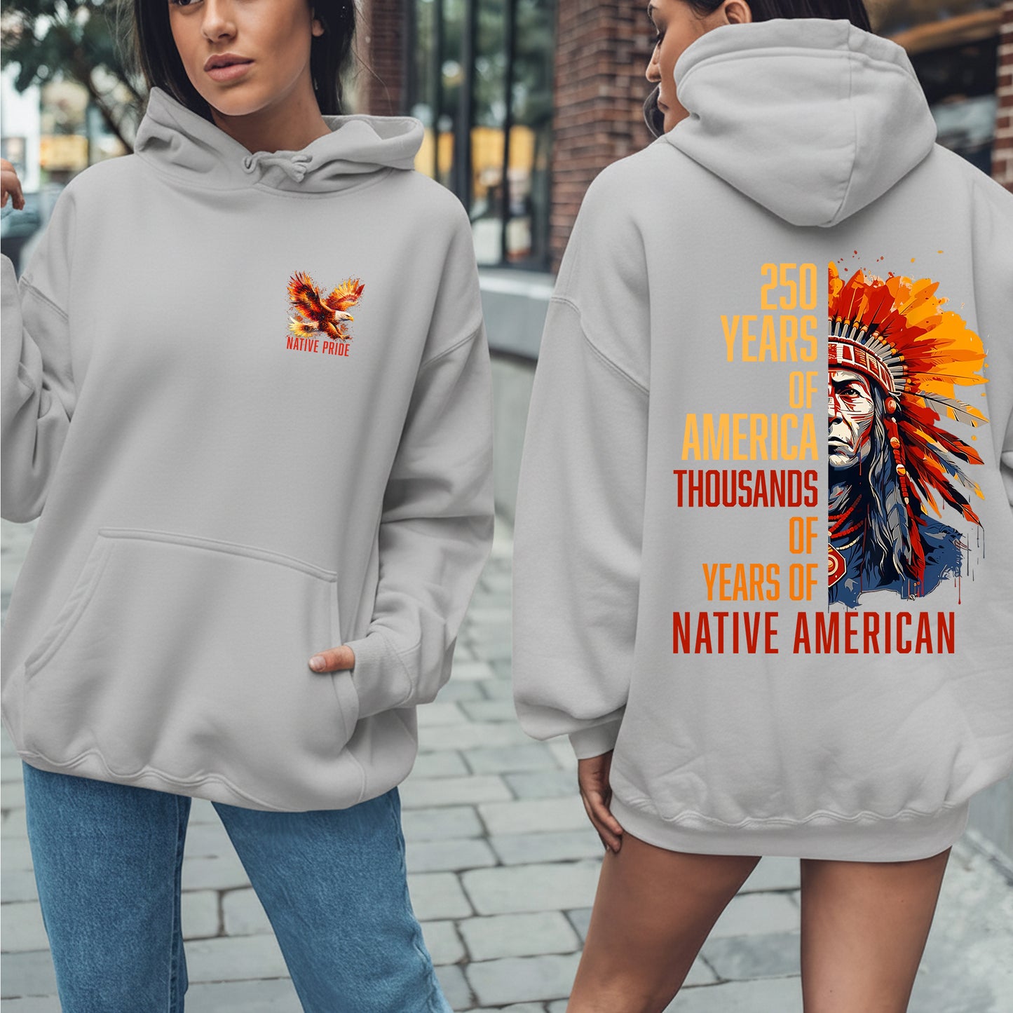 Native Pride - 250 Years of America "Thousands of Years of Native American" - Two Sides