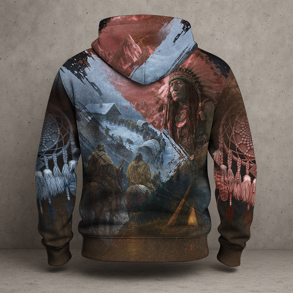 Native Chief Heritage Hoodie – The Journey of Honor and Spirit