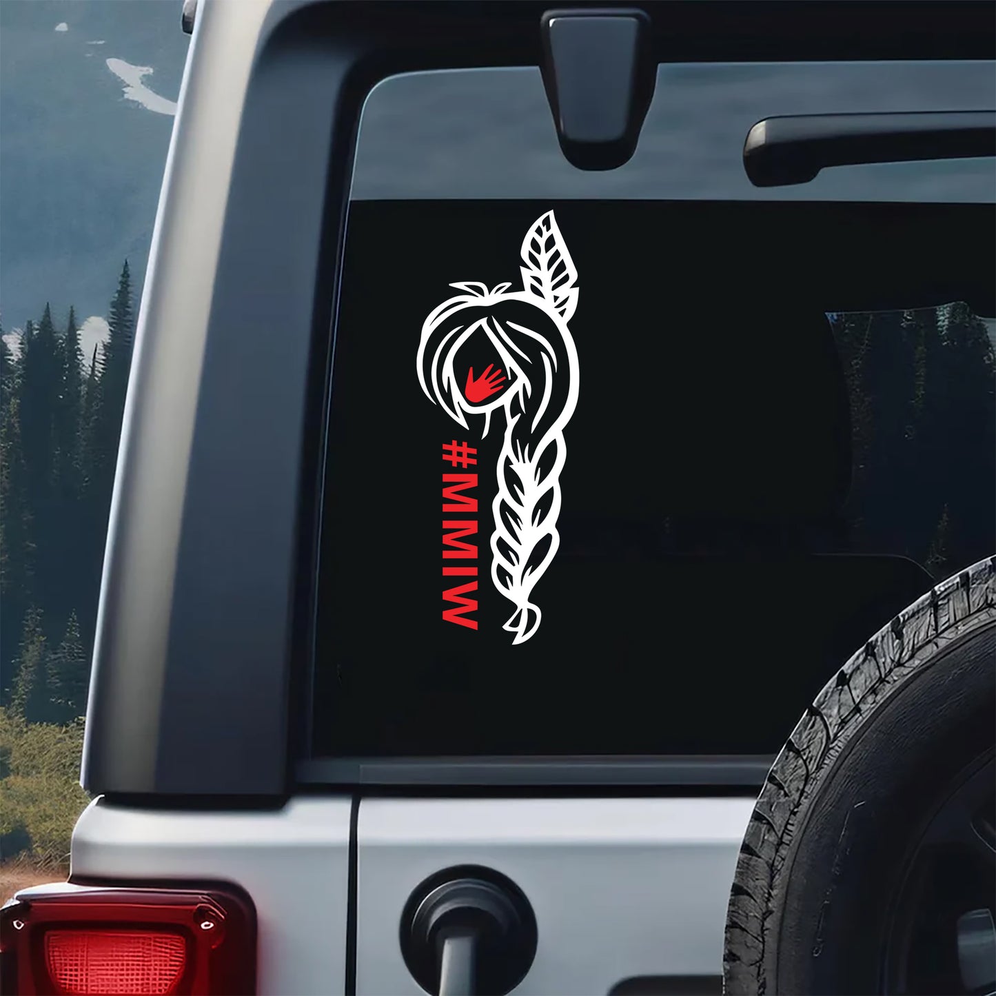 Decal Portraits of Missing And Murdered Indigenous Women and Girls