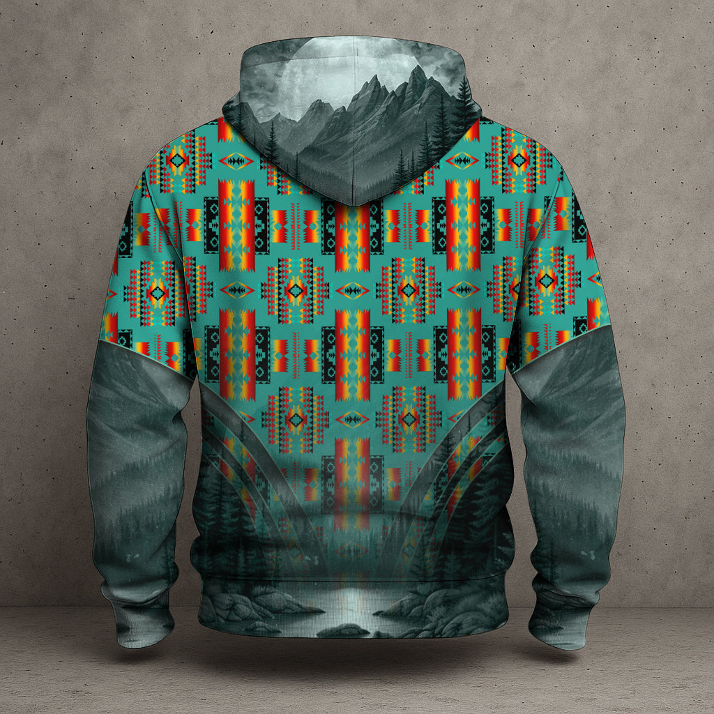 Native American Chief Hoodie – Tribal Spirit Heritage All Over Print Hoodie
