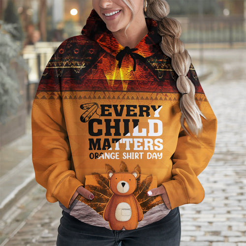 Every Child Matters For Orange Shirt Day 3D Hoodie