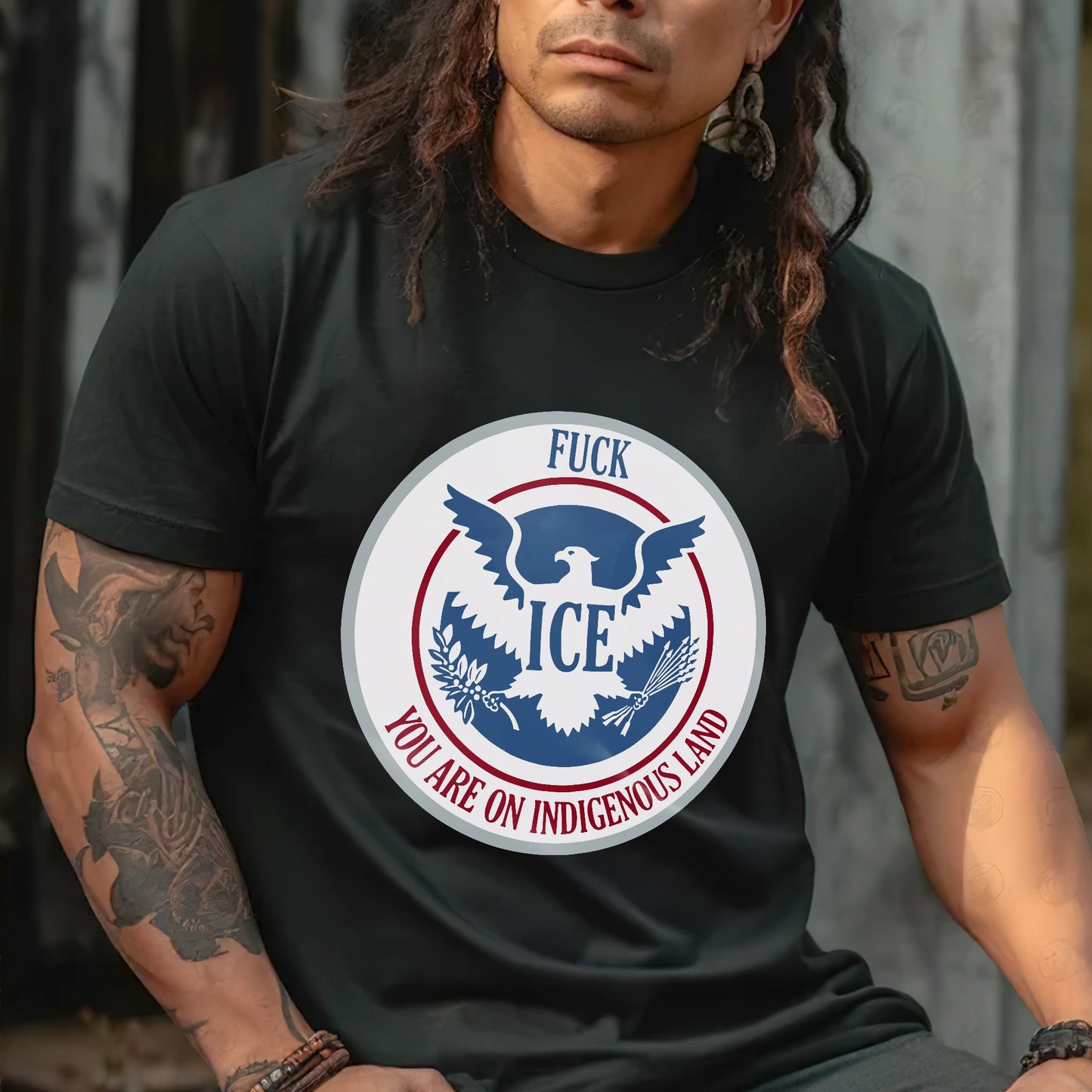 YOU ARE ON INDIGENOUS LAND - One Sides Unisex T-Shirt/T-Shirt V-Neck/Hoodie/Sweatshirt