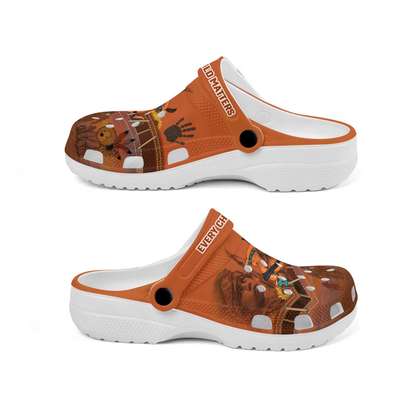 Every Child Matters For Orange Shirt Day 3D Clogs