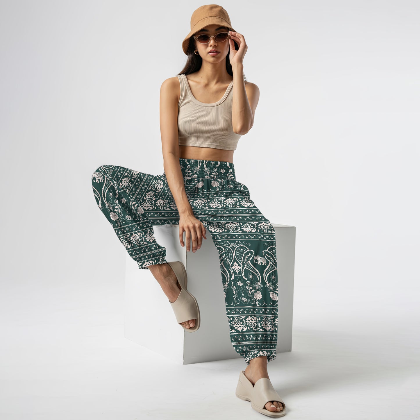 Elephant Harem Pants – Yoga Boho Clothes with Pockets 21