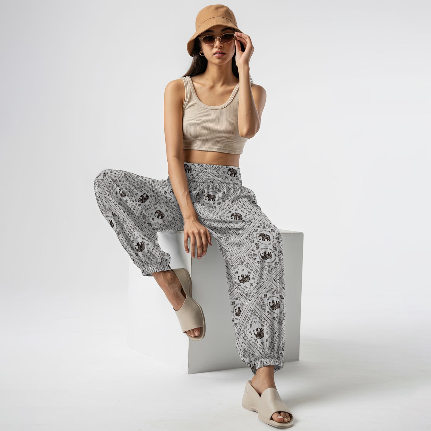 Elephant Harem Pants – Yoga Boho Clothes with Pockets 20
