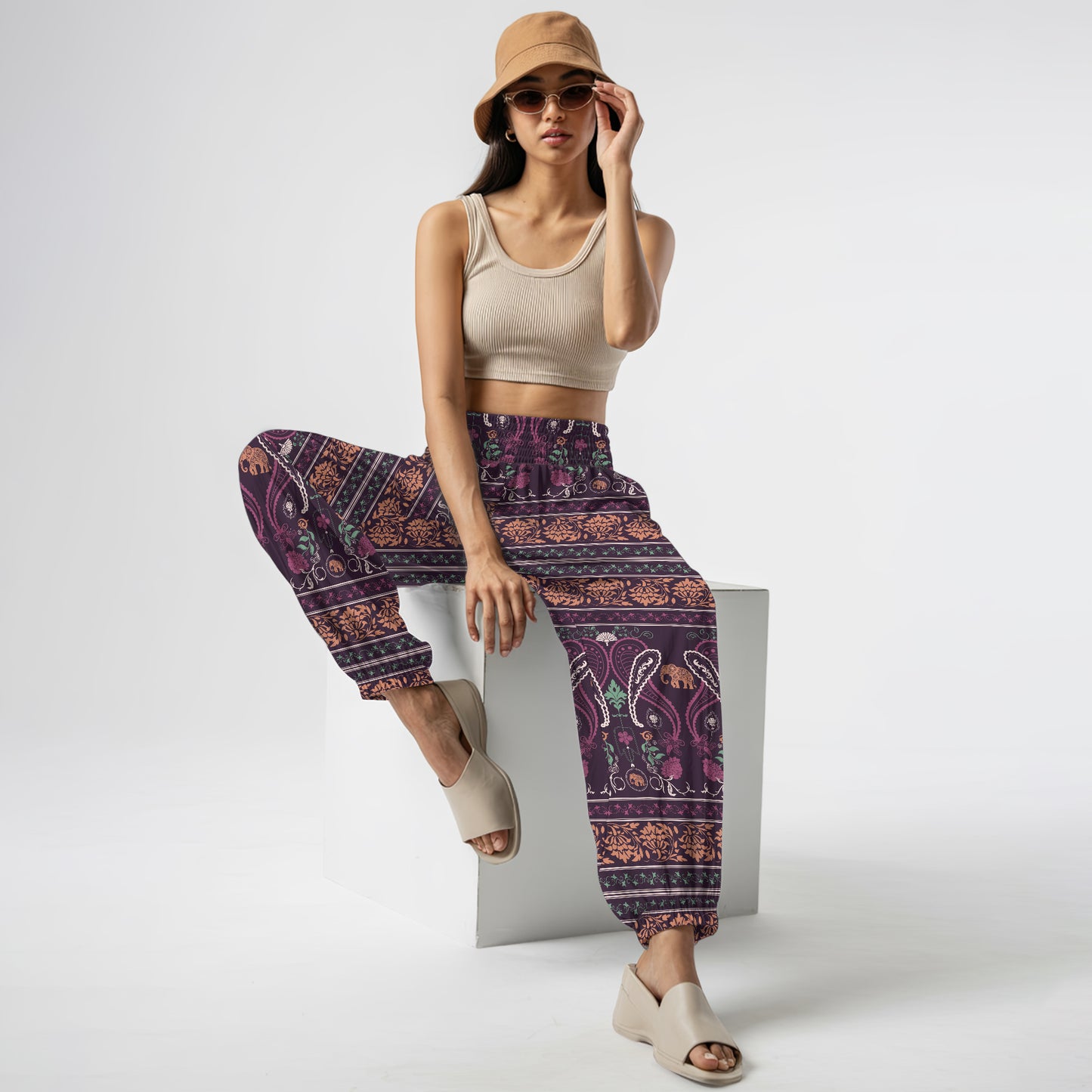 Elephant Harem Pants – Yoga Boho Clothes with Pockets 21