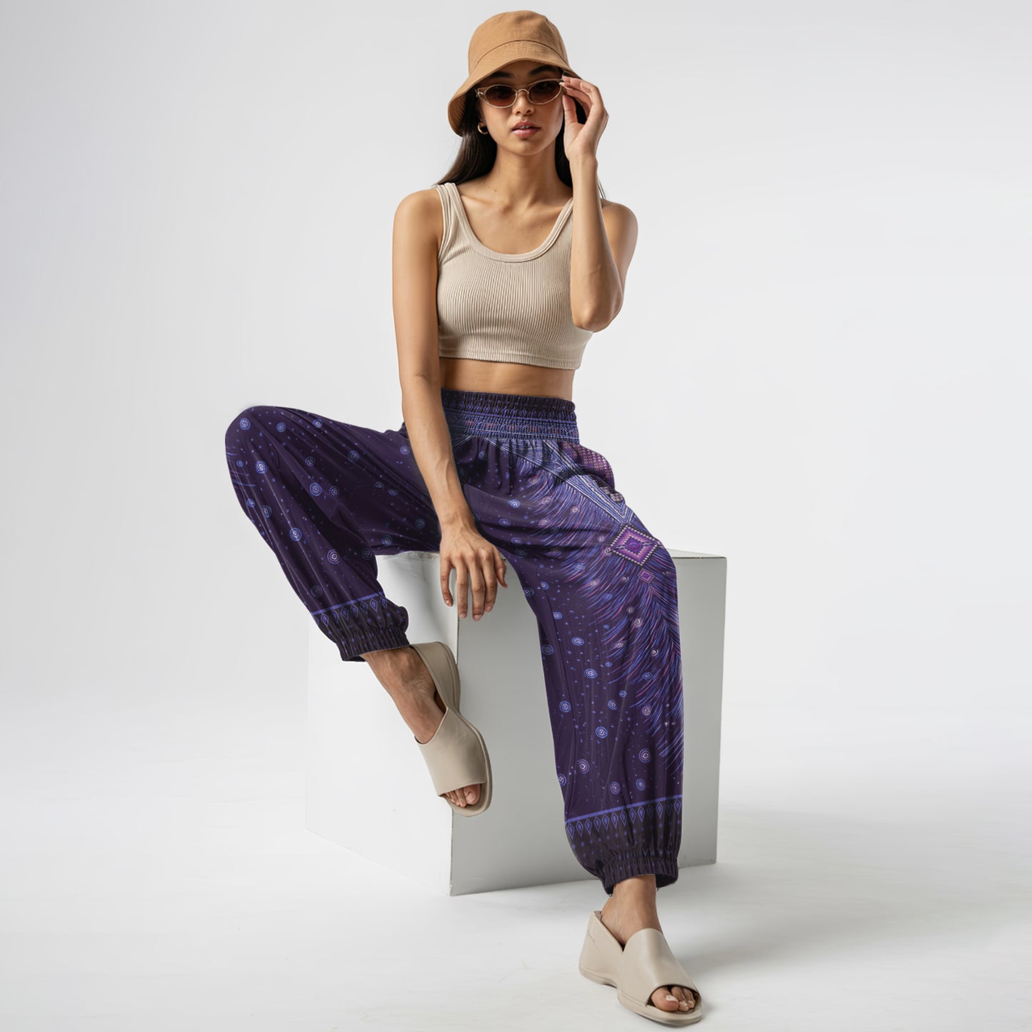 Boho Harem Pants - Yoga Boho Clothes with Pockets