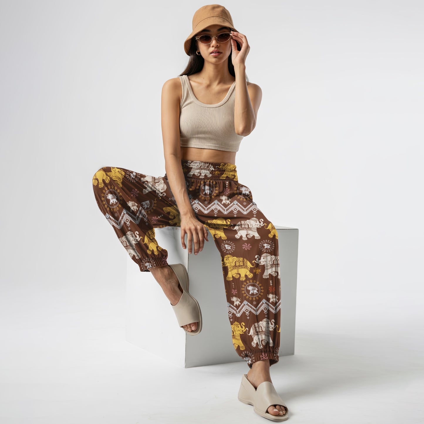 Elephant Harem Pants – Boho Yoga Pants with Pockets 10