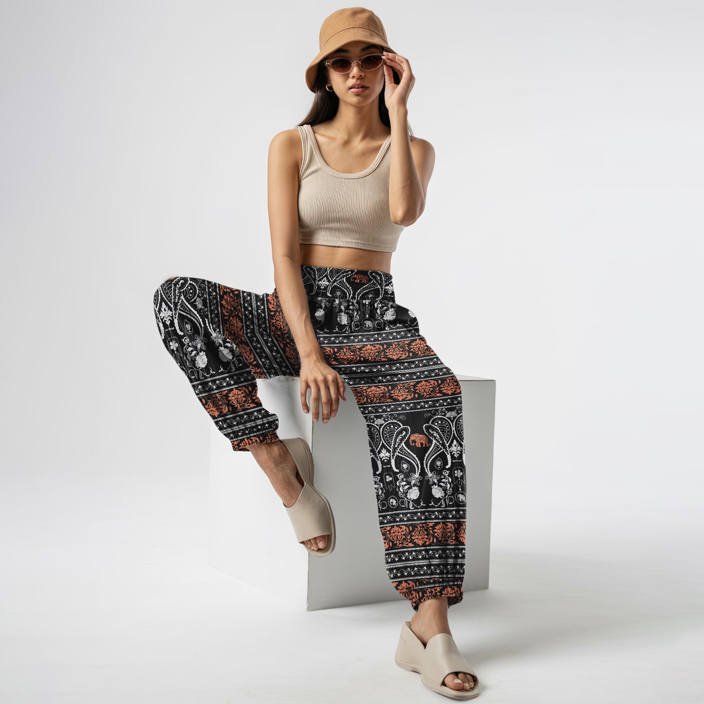 Elephant Harem Pants – Yoga Boho Clothes with Pockets 21