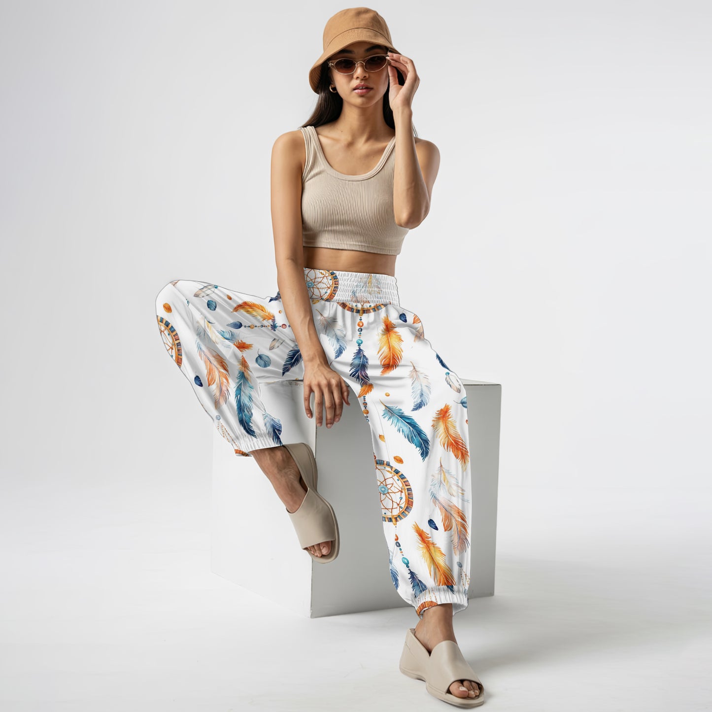 Boho Harem Pants - Yoga Boho Clothes with Pockets 09