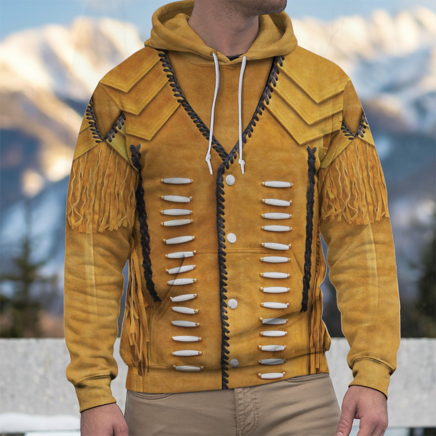 Yellow Outfit Like 3D Hoodie WCS