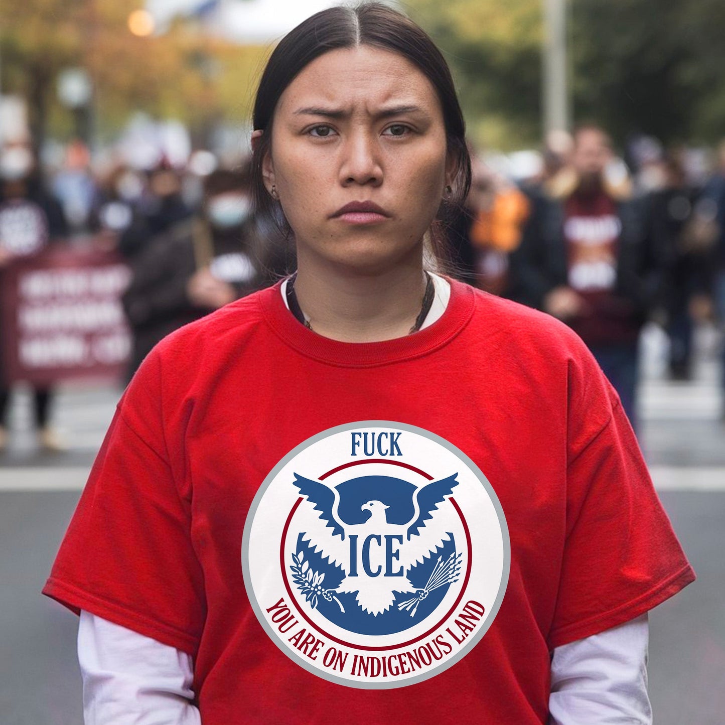 YOU ARE ON INDIGENOUS LAND - One Sides Unisex T-Shirt/T-Shirt V-Neck/Hoodie/Sweatshirt