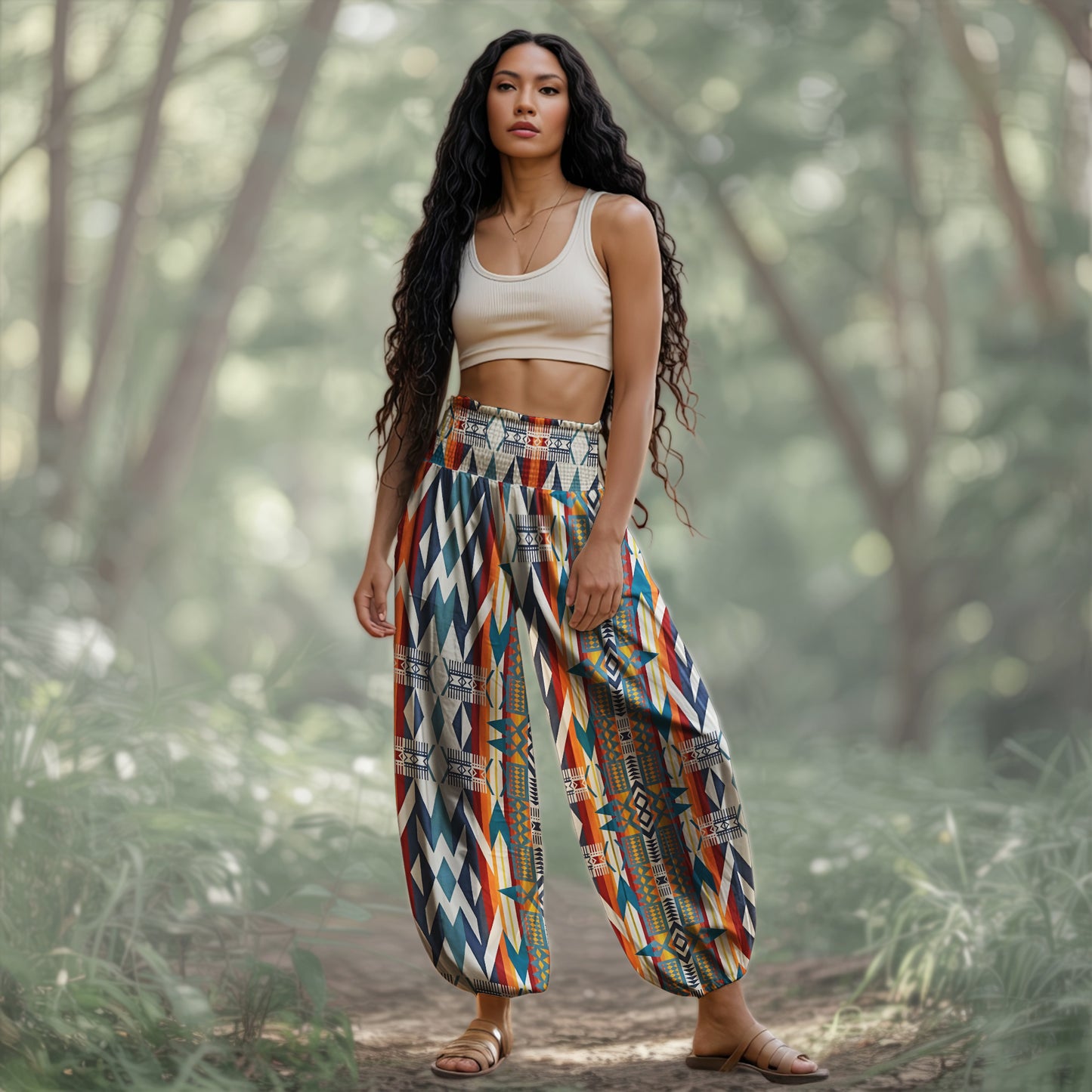 Boho Harem Pants - Yoga Boho Clothes with Pockets 12