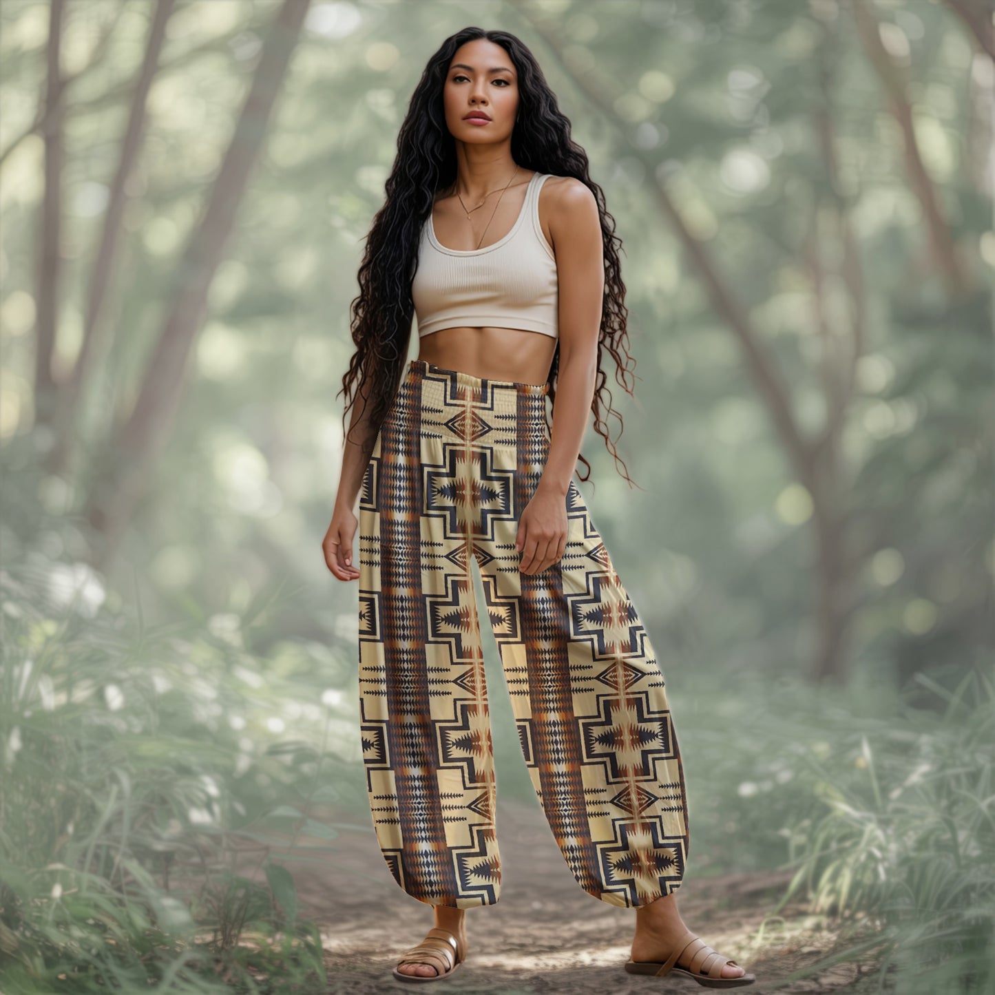Boho Harem Pants - Yoga Boho Clothes with Pockets 11