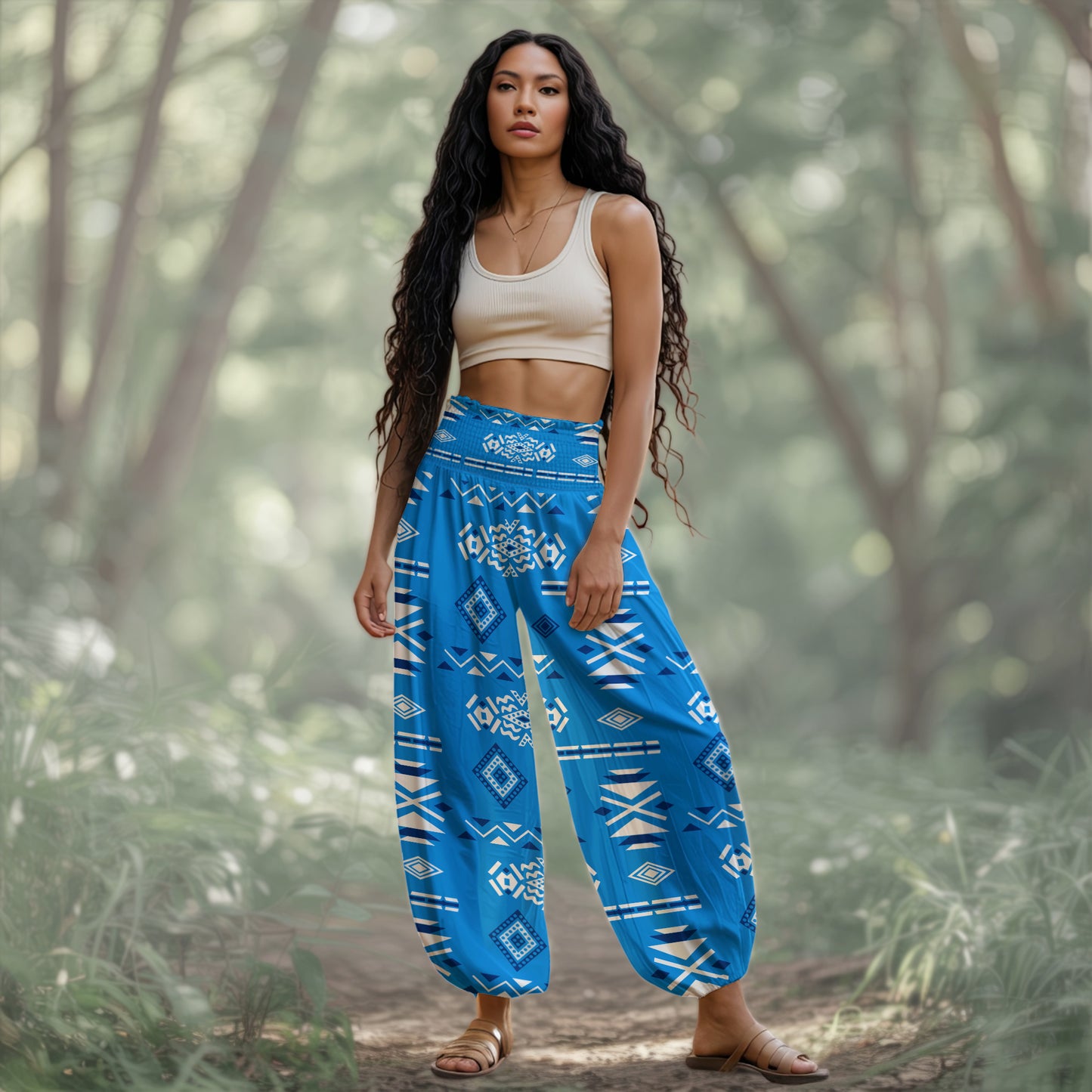Boho Harem Pants - Yoga Boho Clothes with Pockets 03
