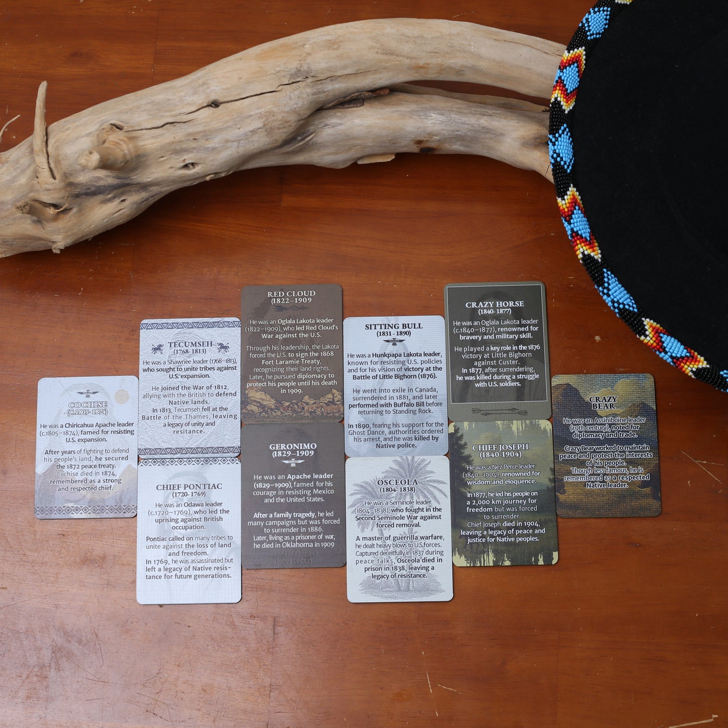 Set of 10 Events & Holidays Plastic Cards –– Premium Two-Sided 2.5"x3.5" - 0.1" Thick Durable Plastic