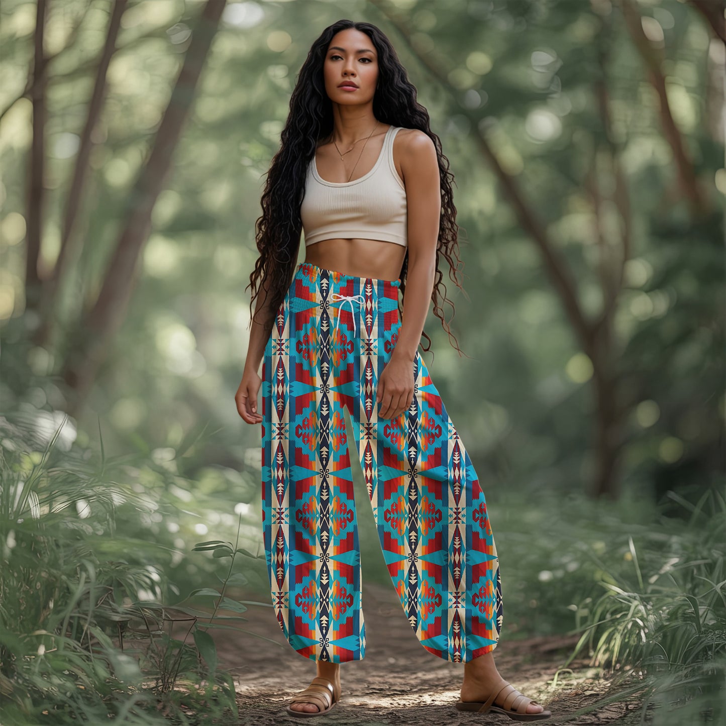 Boho Harem Pants - Yoga Boho Clothes with Pockets 08