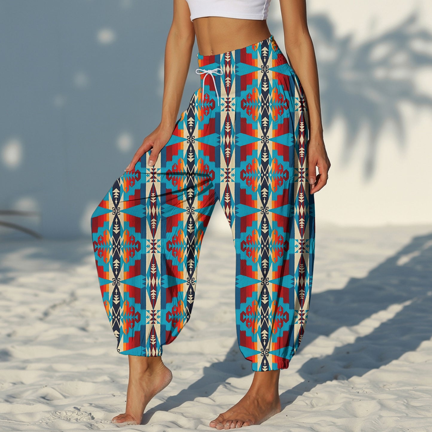 Boho Harem Pants - Yoga Boho Clothes with Pockets 08