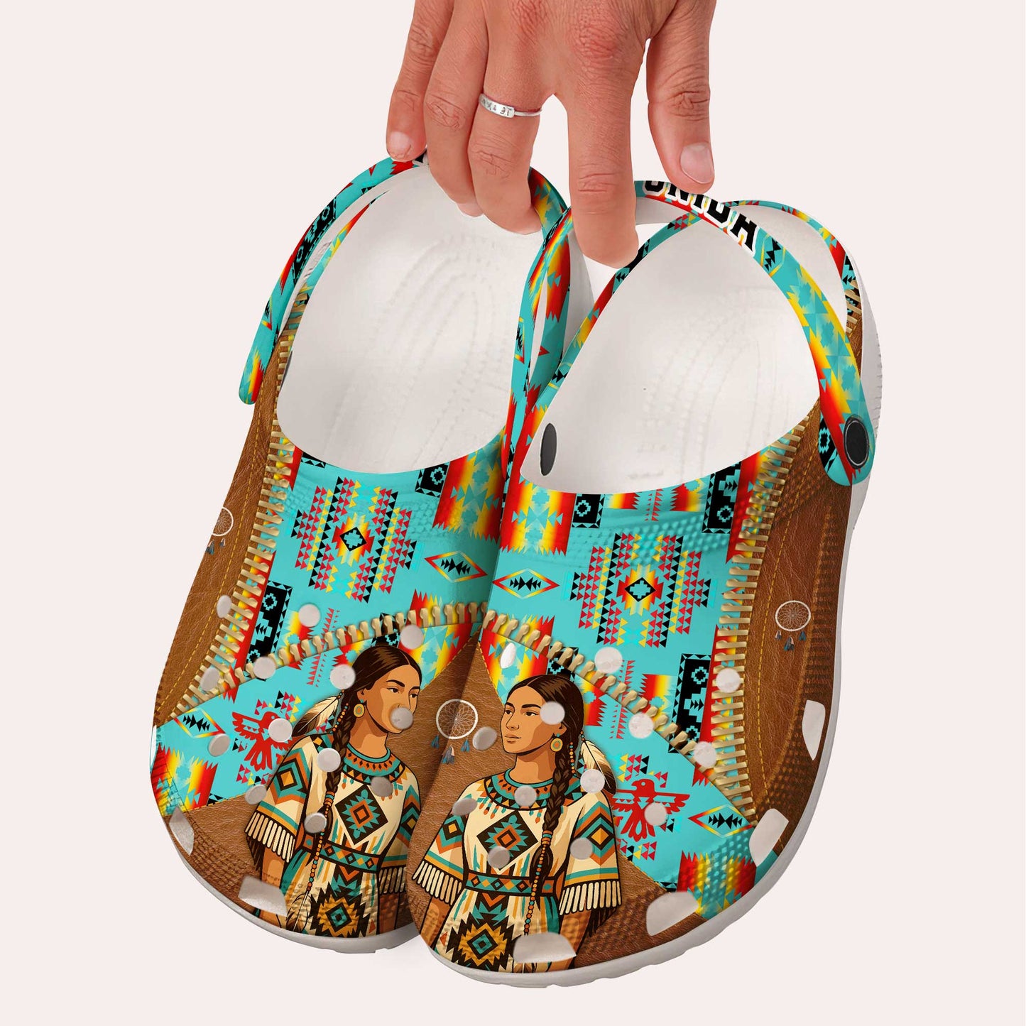 Custom Name Native American Clogs for Women – A Meaningful Gift for Your Loved Ones