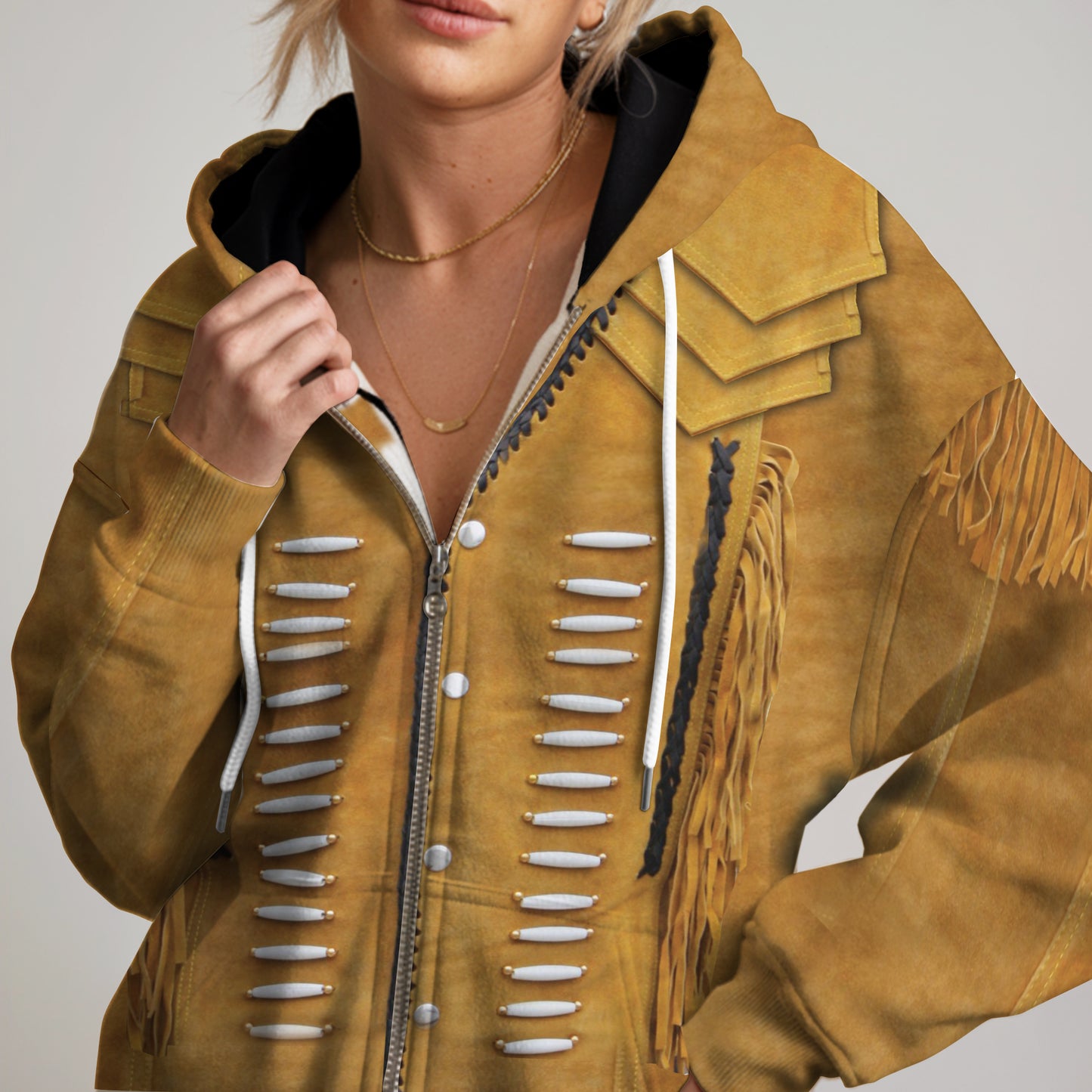 Yellow Outfit Like 3D Hoodie WCS