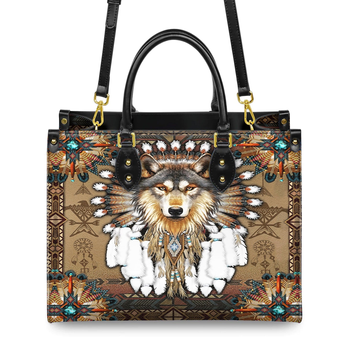 Native American Leather Handbag