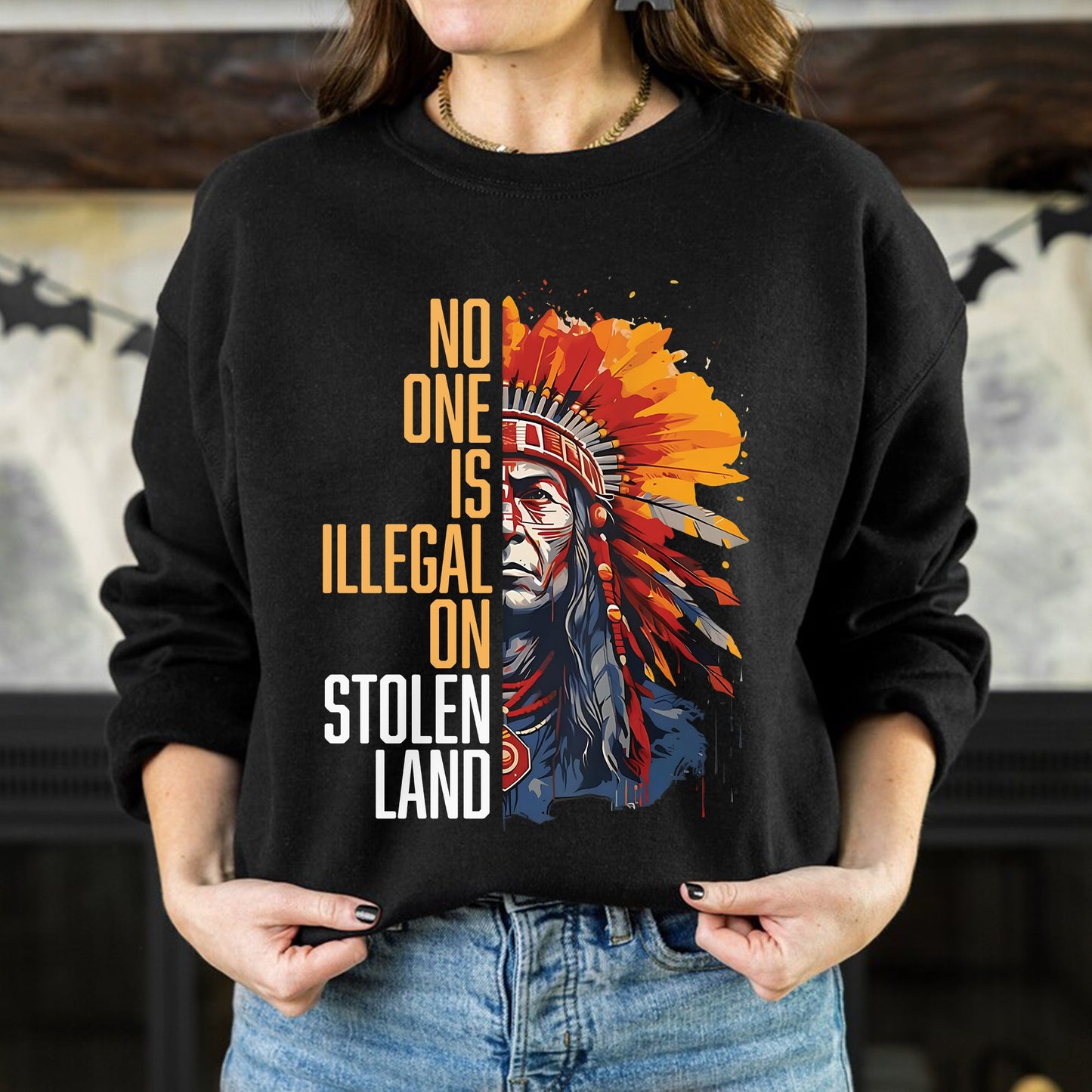 NO ONE IS ILLEGAL ON STOLEN LAND