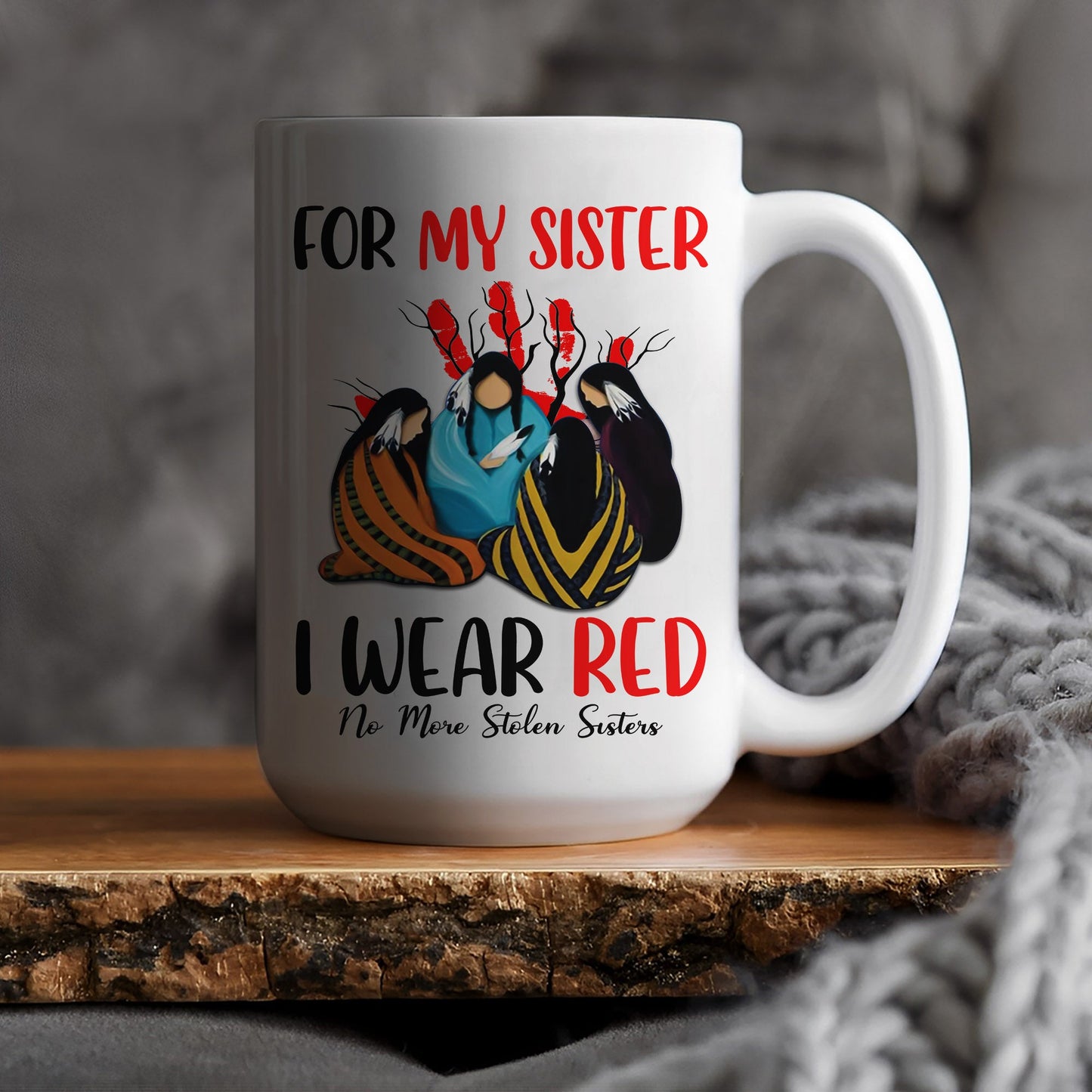 MMIW For My Sisters I Wear Red No More Sister Stolen Shirt