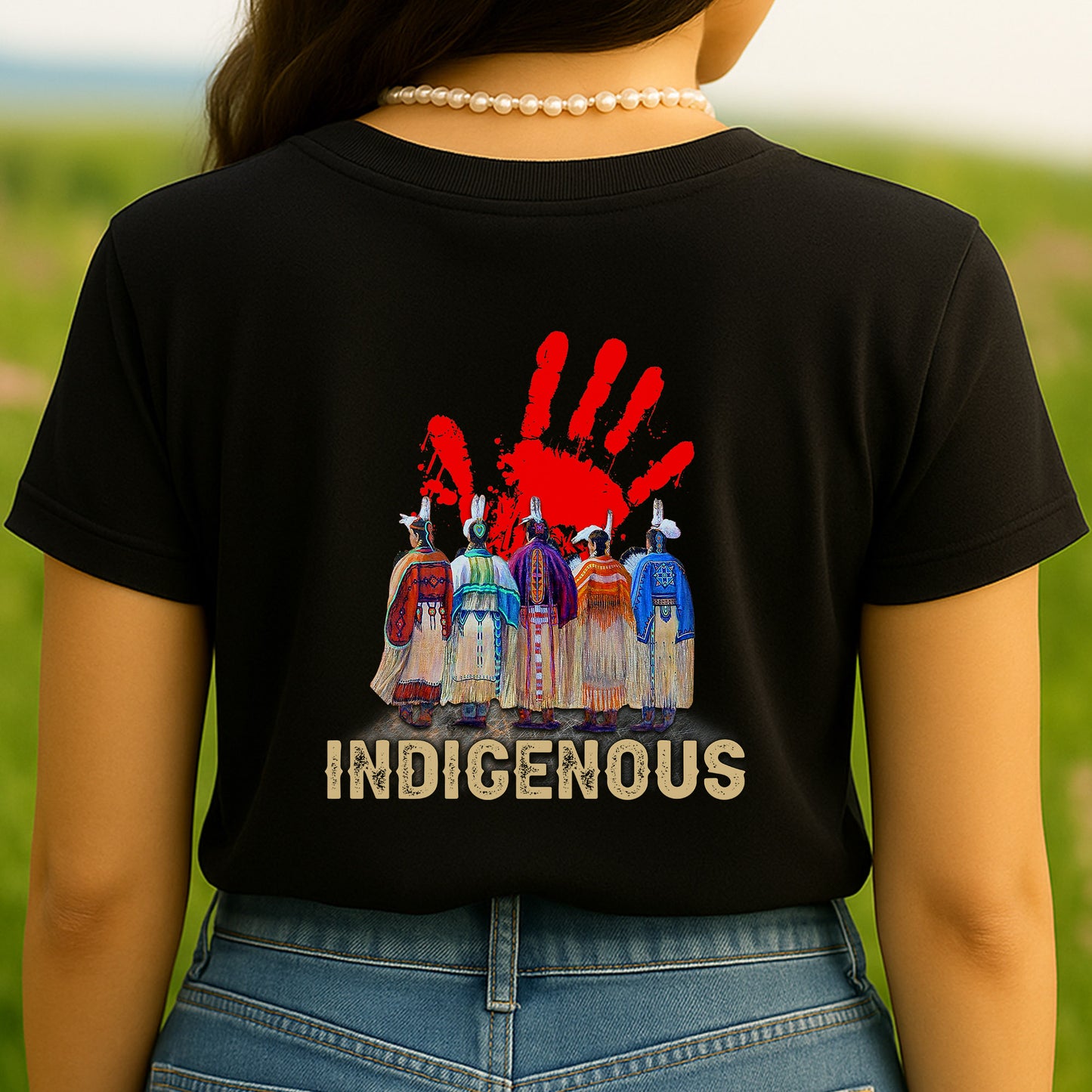 Indigenous Woman Together Native American MMIW Back T-Shirt/Hoodie/Sweatshirt
