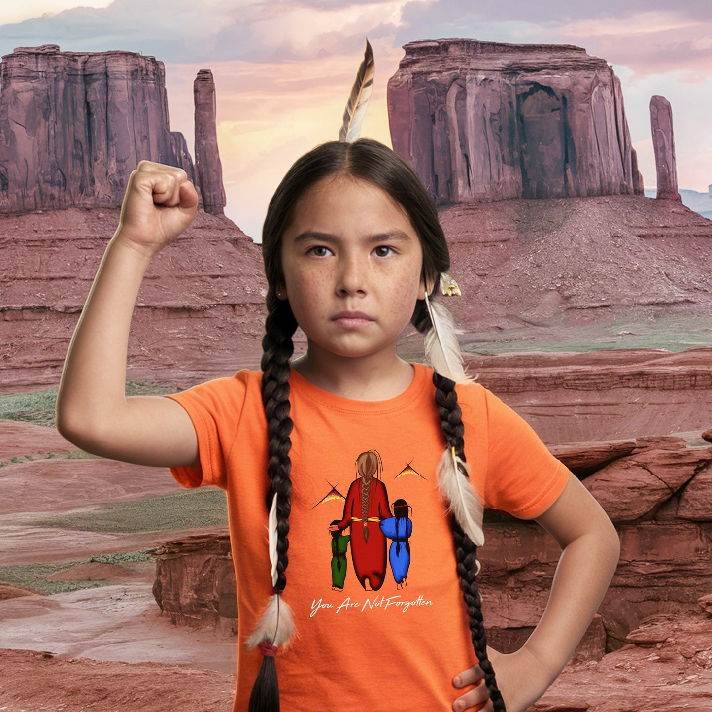 Every Child Matters You Are Not Forgotten Grandma With Grandniece Indigenous Unisex T-Shirt/Hoodie/Sweatshirt