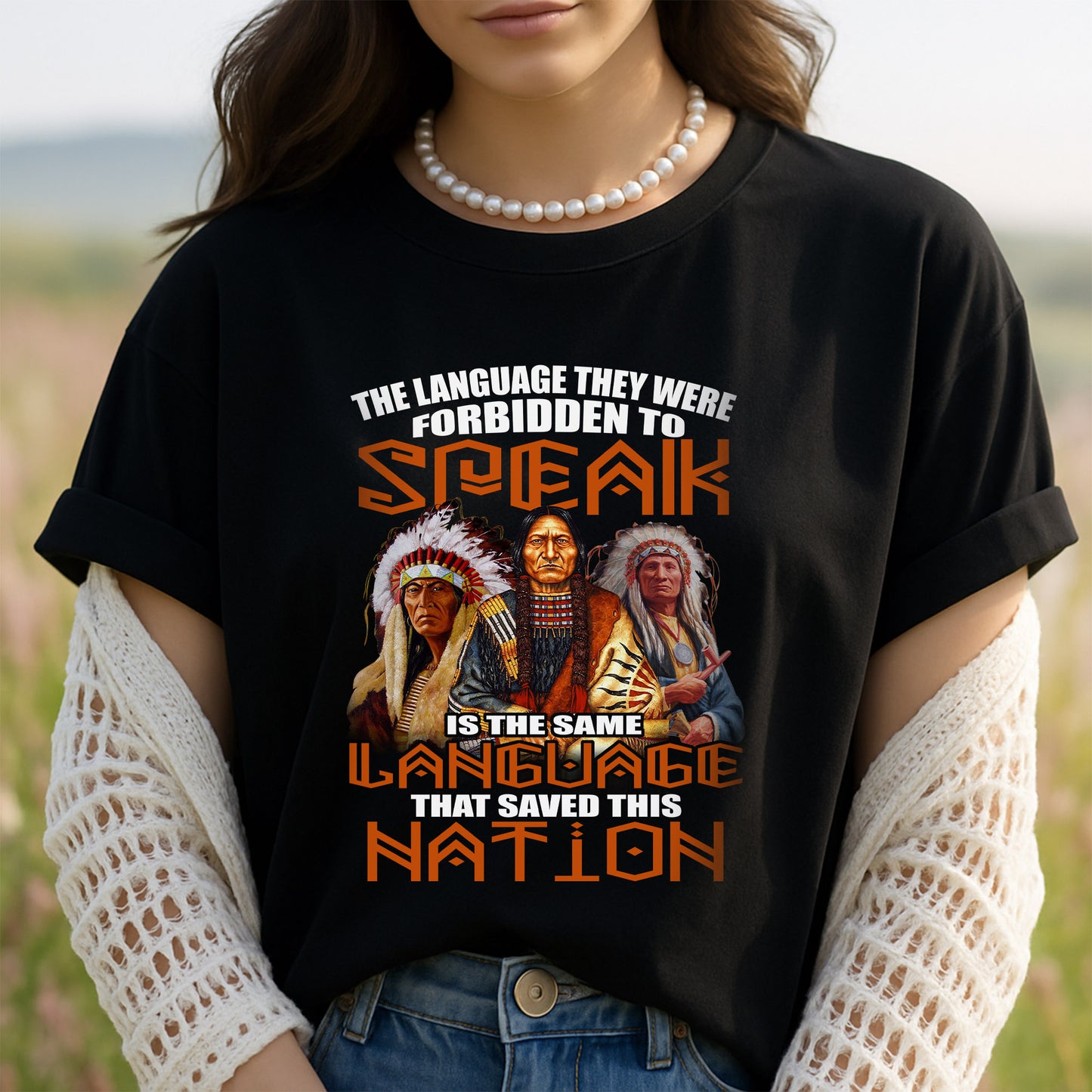 Native American Language That Saved This Nation Three Man American Unisex T-Shirt/Hoodie/Sweatshirt