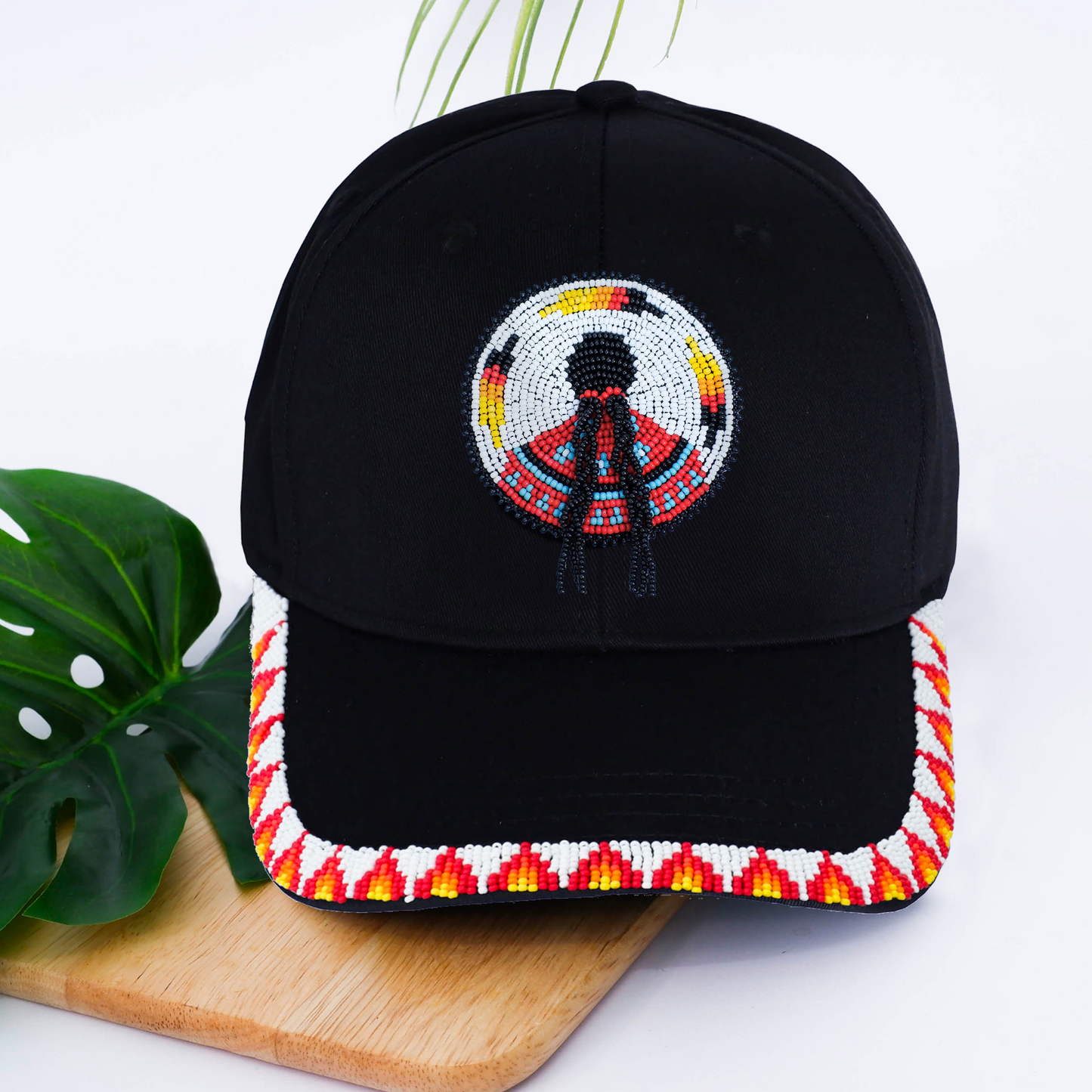 SALE 50% OFF - MMIW Indigenous Women Handmade Beaded Cap WCS