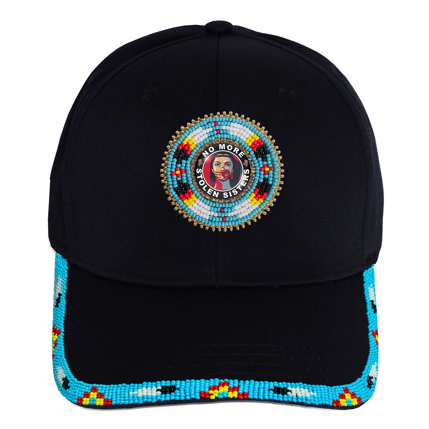 SALE 50% OFF - Mo More Stolen Sister Baseball Cap With Patch And brim Cotton Unisex Native American Style